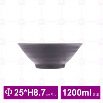 【台灣美耐】JW1010 陶面雙色拉麵碗  (6入/盒)