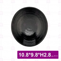 【台灣美耐】JW6003陶面橢圓盤 黑 (24入/盒)