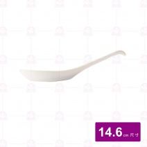 【台灣美耐】8206日式陶面湯匙 米 14.6cm(48入/盒)