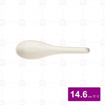 【台灣美耐】8206日式陶面湯匙 米 14.6cm(48入/盒)
