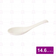 【台灣美耐】8206日式陶面湯匙 米 14.6cm(48入/盒)