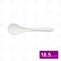 【台灣美耐】8207日式陶面湯匙 白 18.5cm(48入/盒)