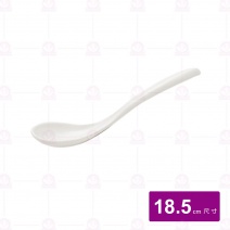 【台灣美耐】8207日式陶面湯匙 白 18.5cm(48入/盒)