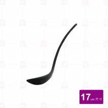 【台灣美耐】114火鍋湯匙(亮面) 黑  (24入/盒)