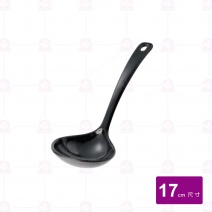 【台灣美耐】114火鍋湯匙(亮面) 黑  (24入/盒)