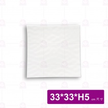 【台灣美耐】M13SQRF-A比安卡四方盤白(接單生產)