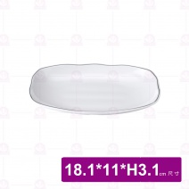 【台灣美耐】KD3207L京饌 湯盤22.7xH3.3cm(20入/盒)