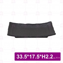 【台灣美耐】SF55113岩燒 長方盤 (6入/盒)
