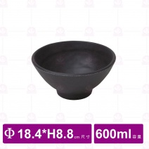 【台灣美耐】SF12207岩燒 寬口碗 (12入/盒)