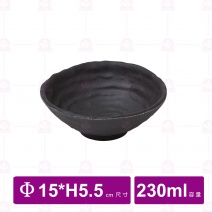【台灣美耐】SF11206岩燒造型碗15x15x5.5cm(12入/盒)