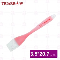 【三箭牌】耐熱矽膠毛刷(一體成型)-中 3.5x全長20.7cm