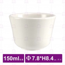 反口茶杯(210-29)-Φ7.8xH8.4cm