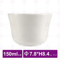 反口茶杯(210-29)-Φ7.8xH8.4cm