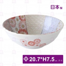 【日本】祥瑞陶瓷8吋拉麵碗-Φ20.7xH7.5cm