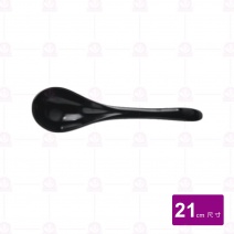 【台灣美耐】S111 拉麵湯匙 黑 21cm(48入/盒)