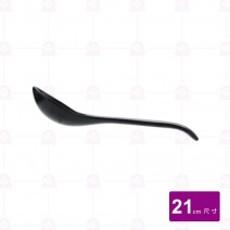 【台灣美耐】S111 拉麵湯匙 黑 21cm(48入/盒)