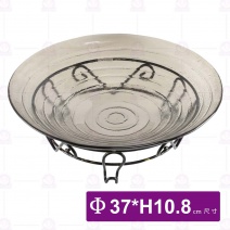 皇家圓型陳列架(古銅)-Φ37xH10.8cm