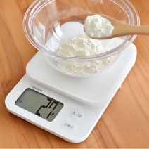dretec｜速量型電子料理秤-白色-3kg/0.1g