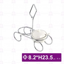 雙格佐料盅組-Φ8.2xH23.5cm