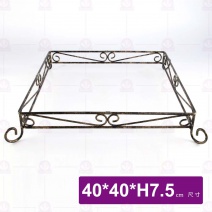 凱薩正方型藝術陳列架-40x40xH7.5cm