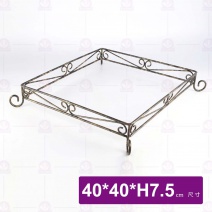 凱薩正方型藝術陳列架-40x40xH7.5cm