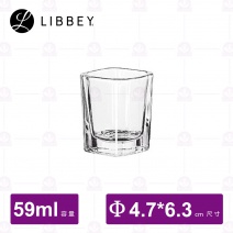 【Libbey】L5277方型威士忌杯(牙籤罐) 59cc (12入/盒)