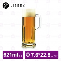 【Libbey】L5001 有柄啤酒杯 621cc (12入/盒)