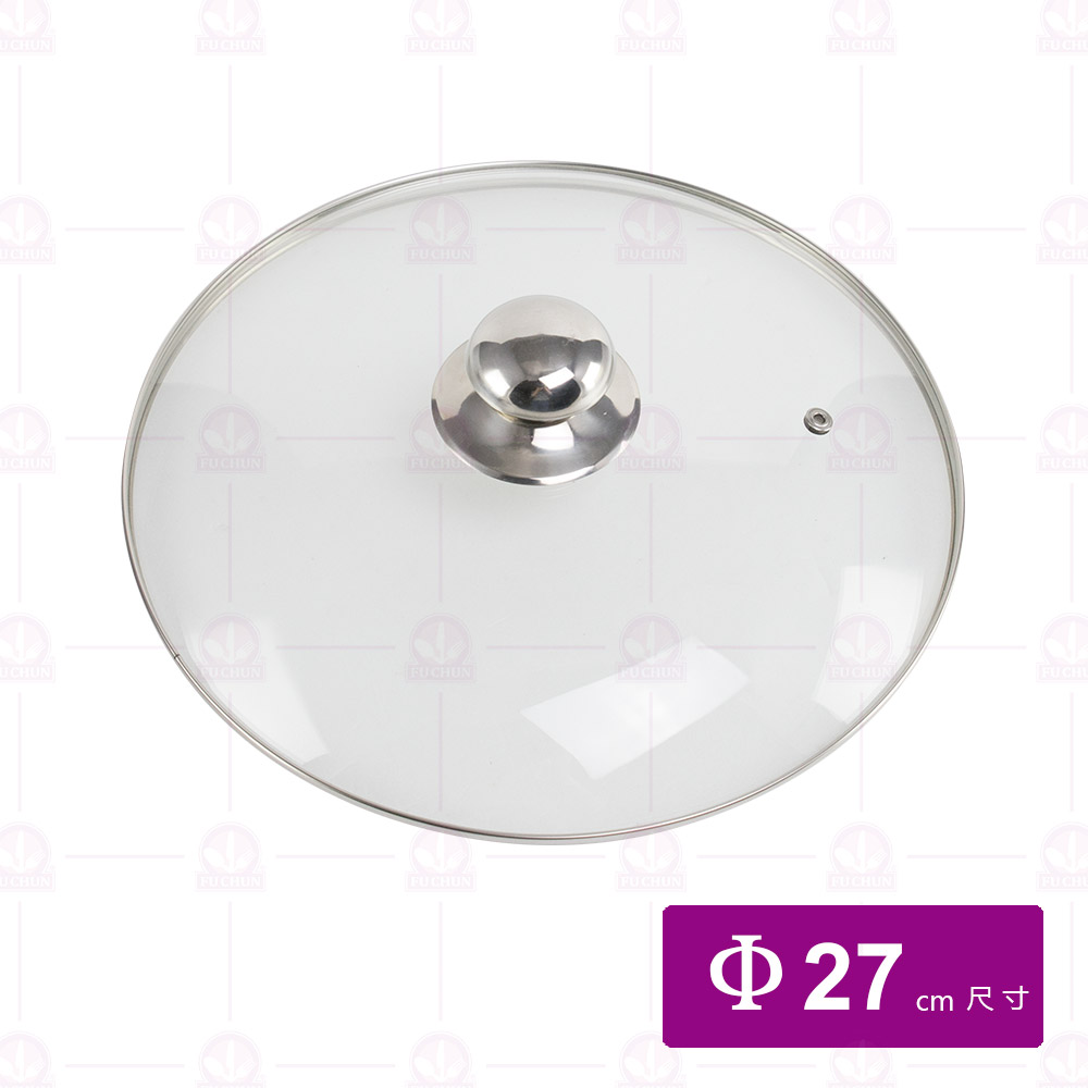 陶板玻璃蓋 (合陽極陶板) 27cm內徑25.5cm