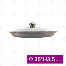 蓮花陶板(鋁合金陽極) Φ35xH3.5cm(不含蓋)