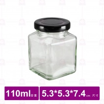 方罐(附蓋)-110ml