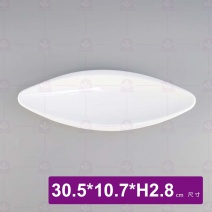 12吋船型雙尖井-30.5x10.7xH2.8cm