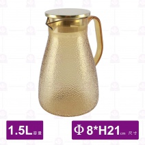 香檳金錘紋PC強化壺-1.5L