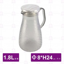 星空灰錘紋PC強化壺-1.8L
