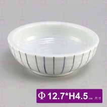 藍線紋5吋厚缽-Φ12.7xH4.5cm