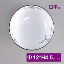 【日本】線唐草輕量4吋圓缽-Φ12xH4.5cm
