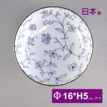 【日本】線唐草輕量煮物盤-Φ16xH5cm