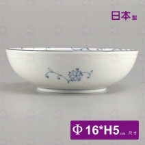 【日本】線唐草輕量煮物盤-Φ16xH5cm