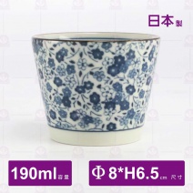 【日本】藍染小花3吋茶杯-190ml