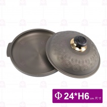 陶板蓋(陽極 24cm