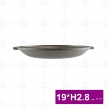 日式陶板鍋 身 (陽極 黑) 19xH2.8cm