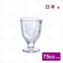 【日本ADERIA】手仿陶高腳烈酒杯75cc(3入/盒)