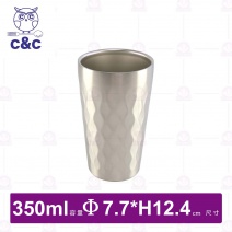 【C&C】304艾美波浪杯-350ml