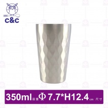 【C&C】304艾美波浪杯-350ml