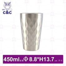 【C&C】304艾美波浪杯-450ml