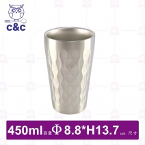 【C&C】304艾美波浪杯-450ml