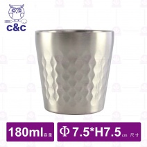 【C&C】304艾美波浪杯-180ml
