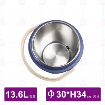 【鎰滿】YM-9903 保溫茶桶(小)(藍)-13.6L