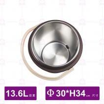 【鎰滿】YM-9903 保溫茶桶(小)(咖啡)-13.6L