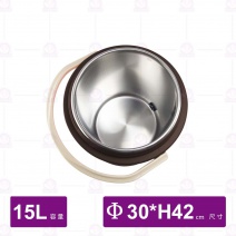 【鎰滿】YM-9905 保溫茶桶(中)(咖啡)-15L