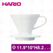 【日本HARIO】VDC-01W 陶瓷濾杯(1～2杯)